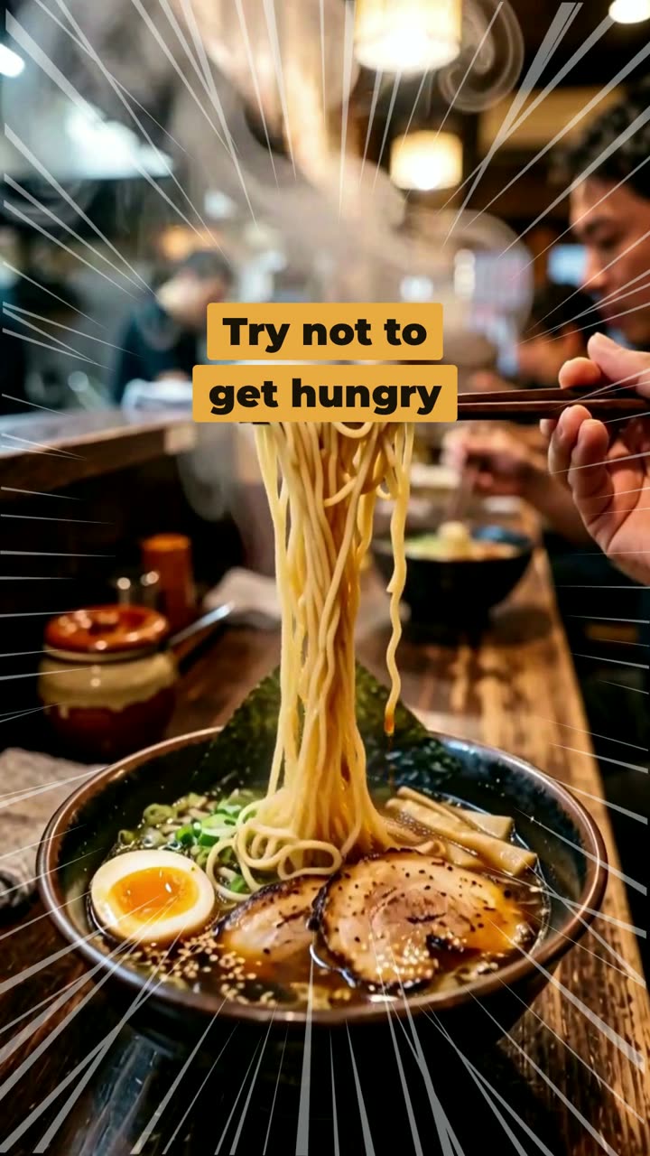 Food sizzle · Ramen